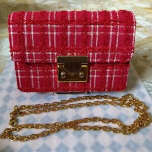 Charles & Keith Red Eudora Sculptural Bag